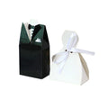 Bride and Groom Candy Favour Boxes with Ribbon — Wedding Favour Bags (Pack of 20 or 30)