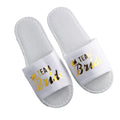 Bride To Be Slippers – Soft Flat Bridal Party Slippers for Hen Parties & Wedding Morning