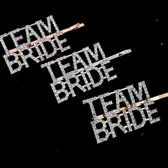 Team Bride Hair Clip