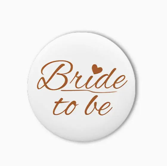 12pcs Bridal Team Badge Set