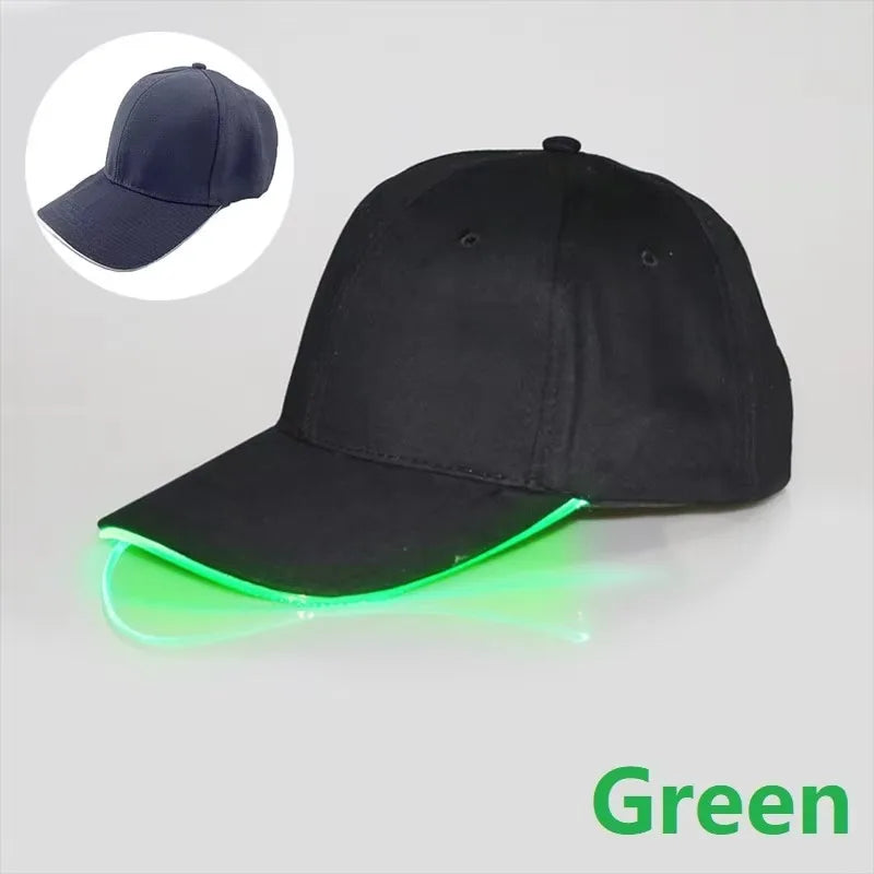 LED Baseball Cap | Glow Party Hat for Festivals, Weddings & Events
