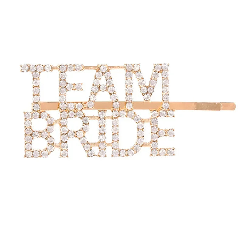 Team Bride Hair Clip