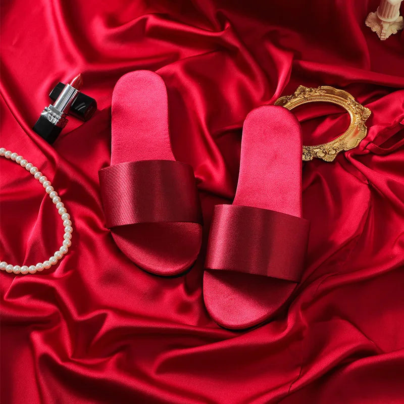 Bride & Bridesmaid Satin Slippers