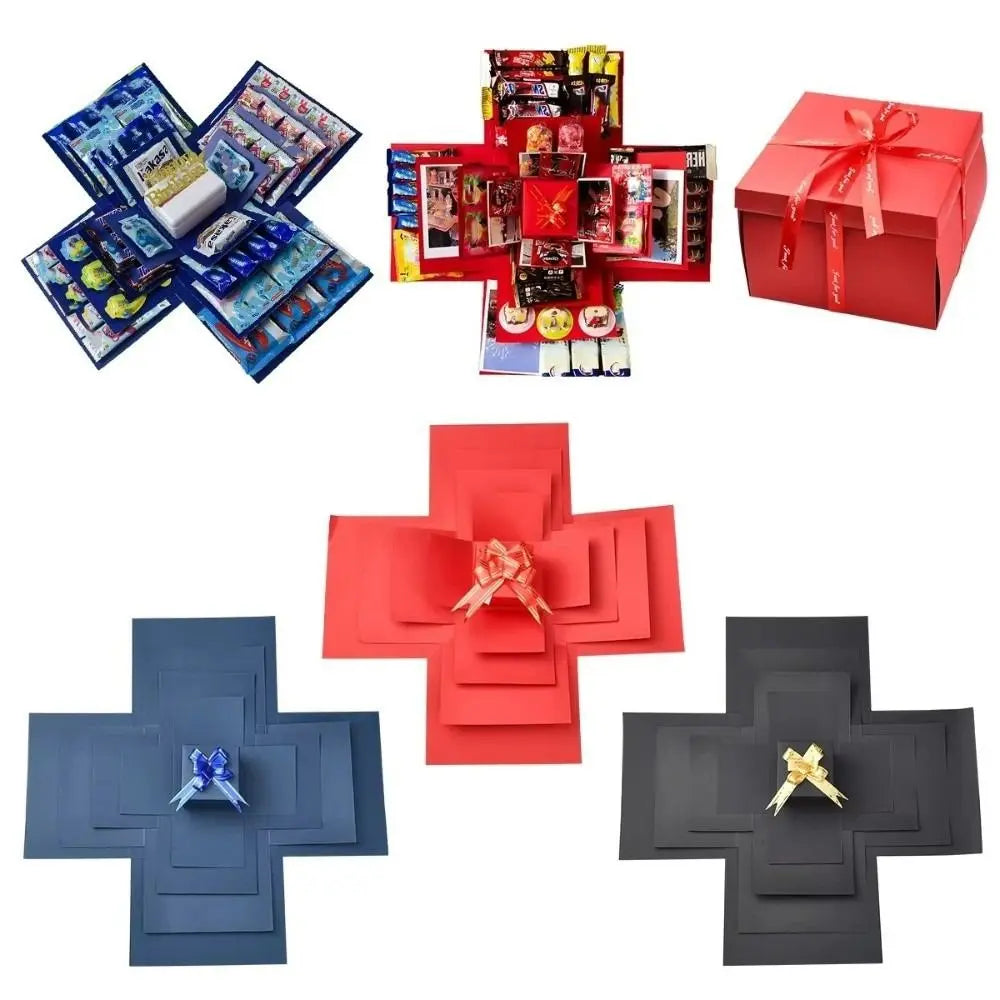 DIY Surprise Explosion Gift Box — Handmade Keepsake Box for Birthdays, Weddings & Anniversaries