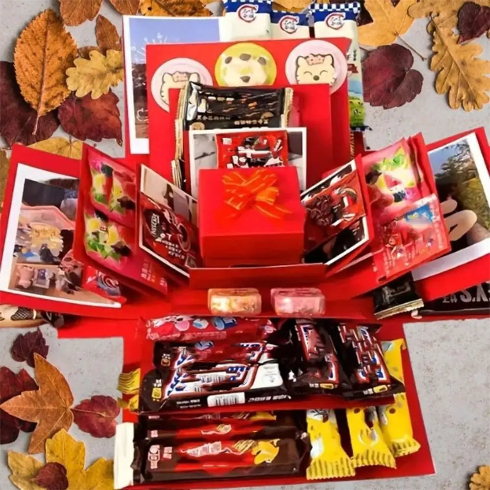 DIY Surprise Explosion Gift Box — Handmade Keepsake Box for Birthdays, Weddings & Anniversaries