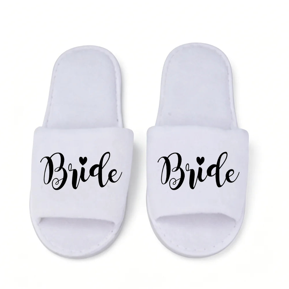 Team Bride & Team Groom Slipper Set