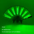 LED Folding Fan | Glow Hand Fan for Rave, Party & Stage Performance