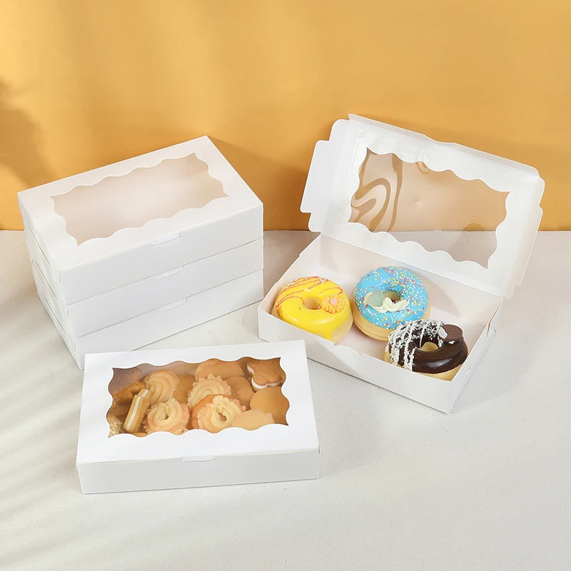 Kraft Window Gift Boxes — Candy, Cookie & Bakery Packaging (5, 10 or 20 Pack)