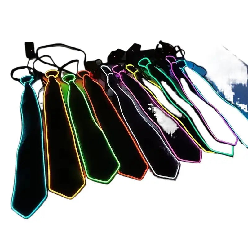 LED Light Up Necktie | Flashing Glow Tie for Party, Festival & Events