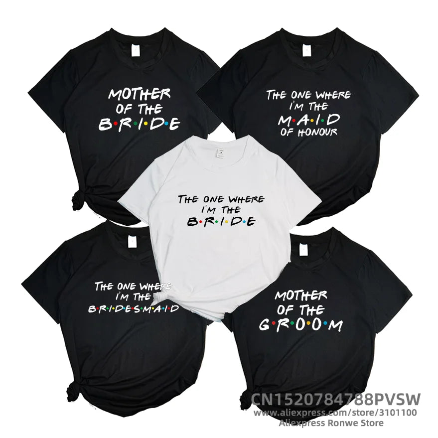 Mother of the Bride Bridal Party T-Shirt