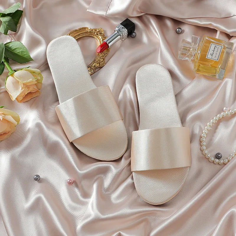 Bride & Bridesmaid Satin Slippers