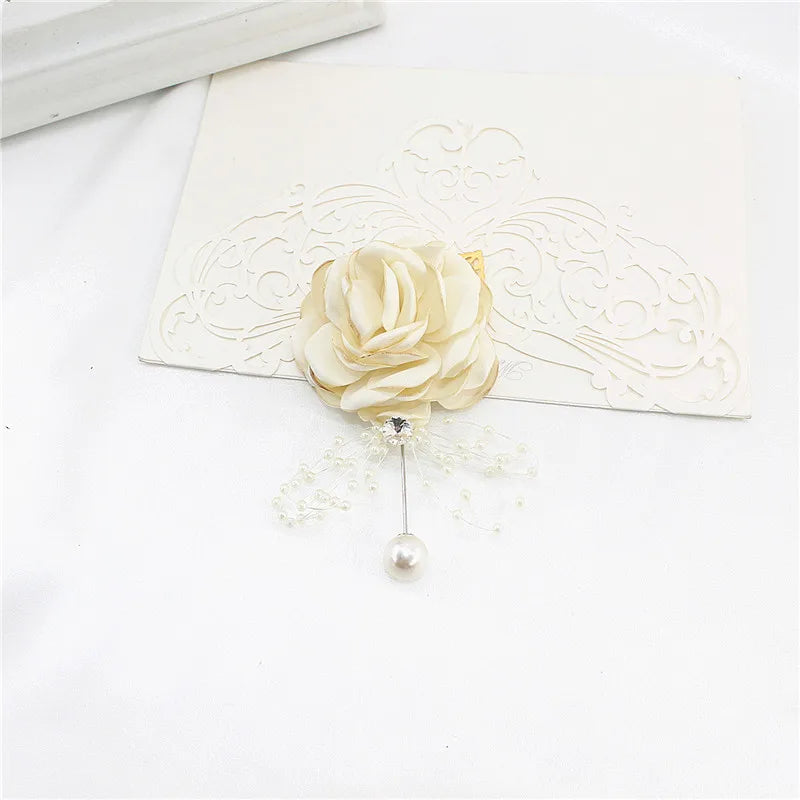 Bridesmaid Wrist Flower Corsage Bracelet