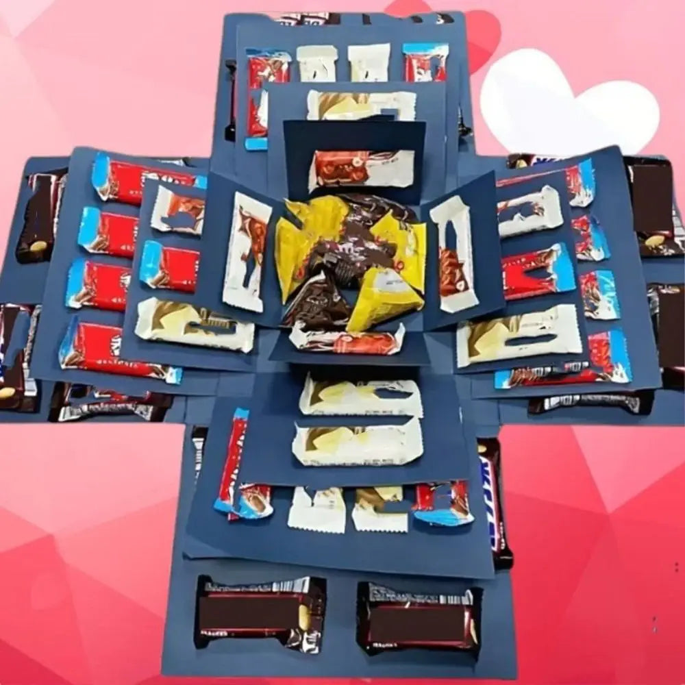 DIY Surprise Explosion Gift Box — Handmade Keepsake Box for Birthdays, Weddings & Anniversaries