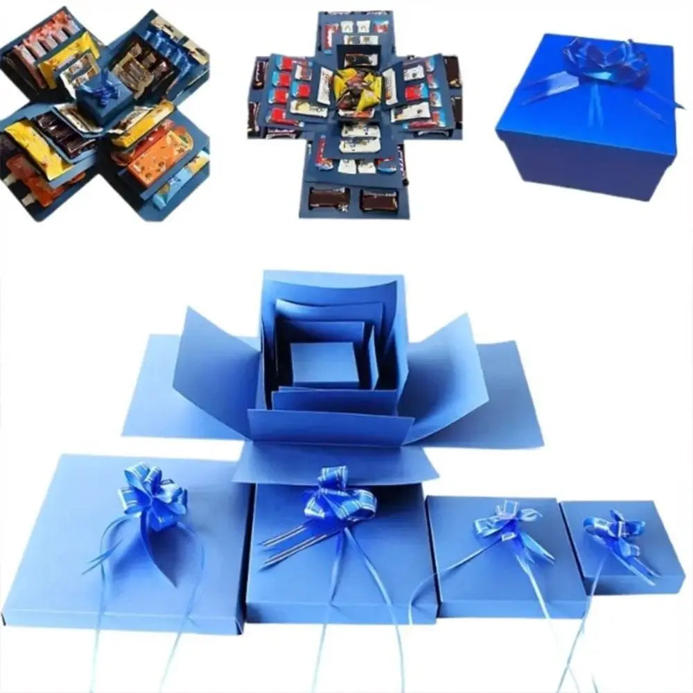 DIY Surprise Explosion Gift Box — Handmade Keepsake Box for Birthdays, Weddings & Anniversaries