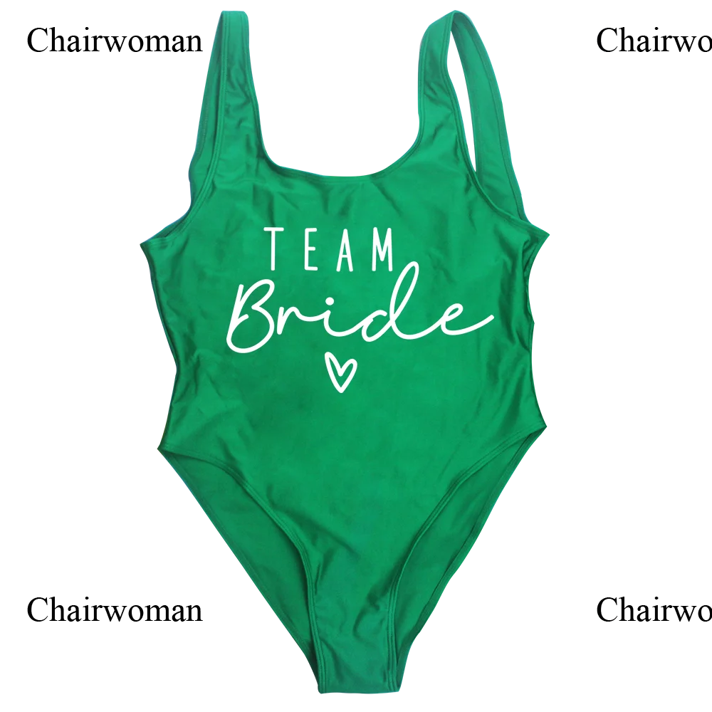 Hen Party One-Piece Swimsuit – Bride To Be Bachelorette Swimwear