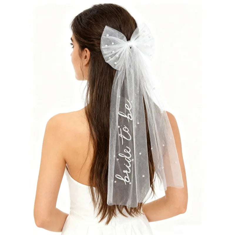 Bride To Be Bow Veil