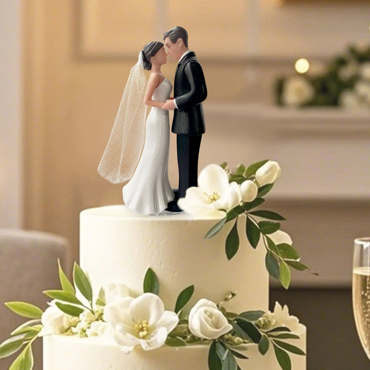 Wedding Cake Topper Bride and Groom