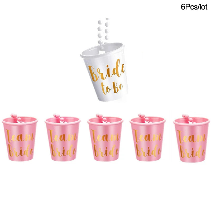Team Bride To Be Cup & Shot Glass Set