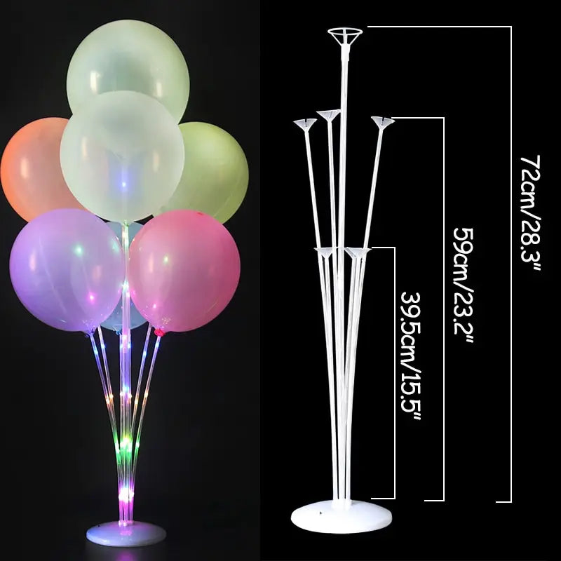 LED Balloon Stand | Glow Column for Weddings, Baby Showers & Parties