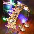 Glow Bride Crown Tiara with LED Lights