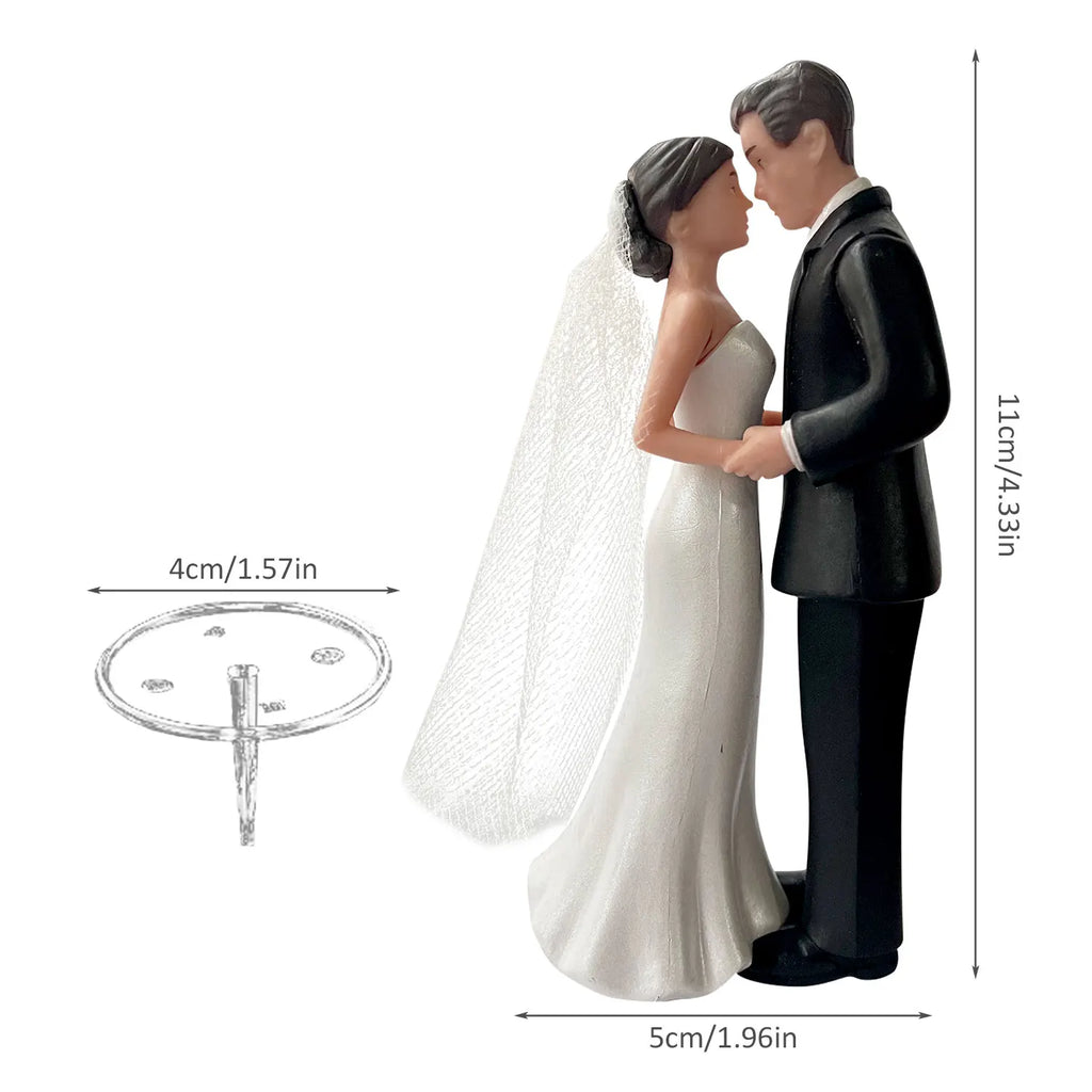 Wedding Cake Topper Bride and Groom