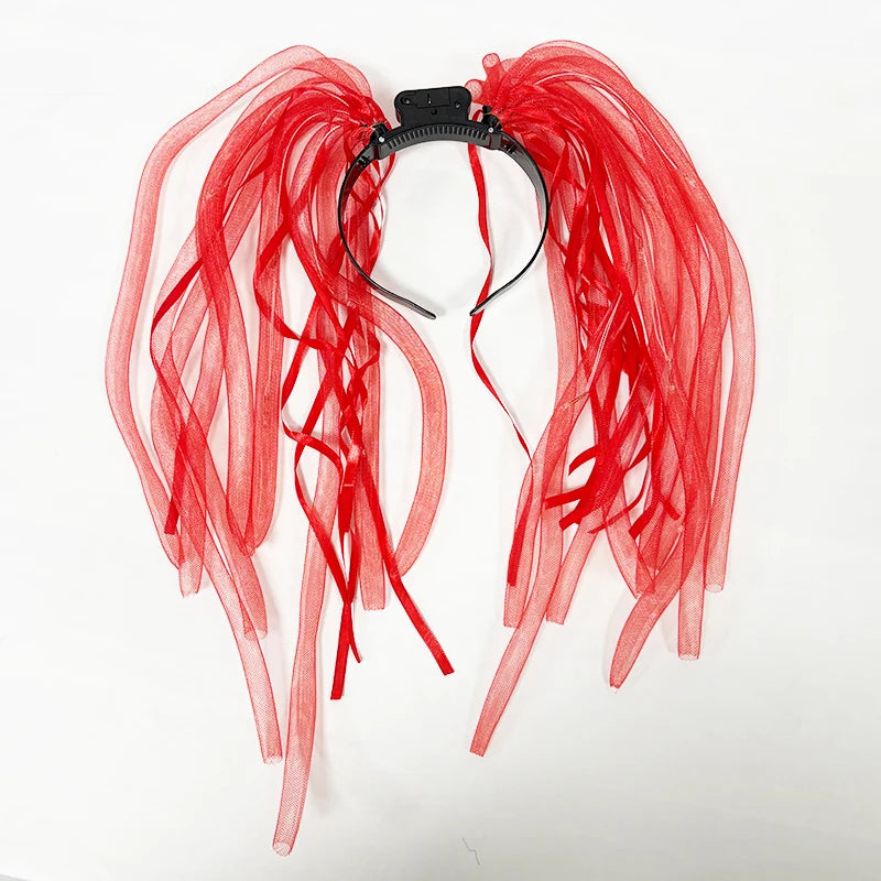 LED Noodle Headband & Glasses | Bachelorette Party Costume Accessory