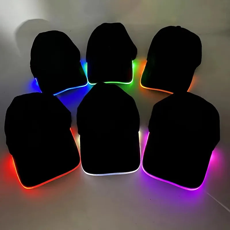 LED Baseball Cap | Glow Party Hat for Festivals, Weddings & Events