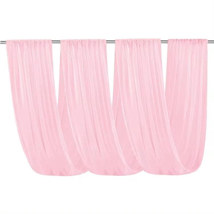 Wedding Ceiling Drape Curtains — Sheer Fabric Backdrop for Wedding and Event Decoration