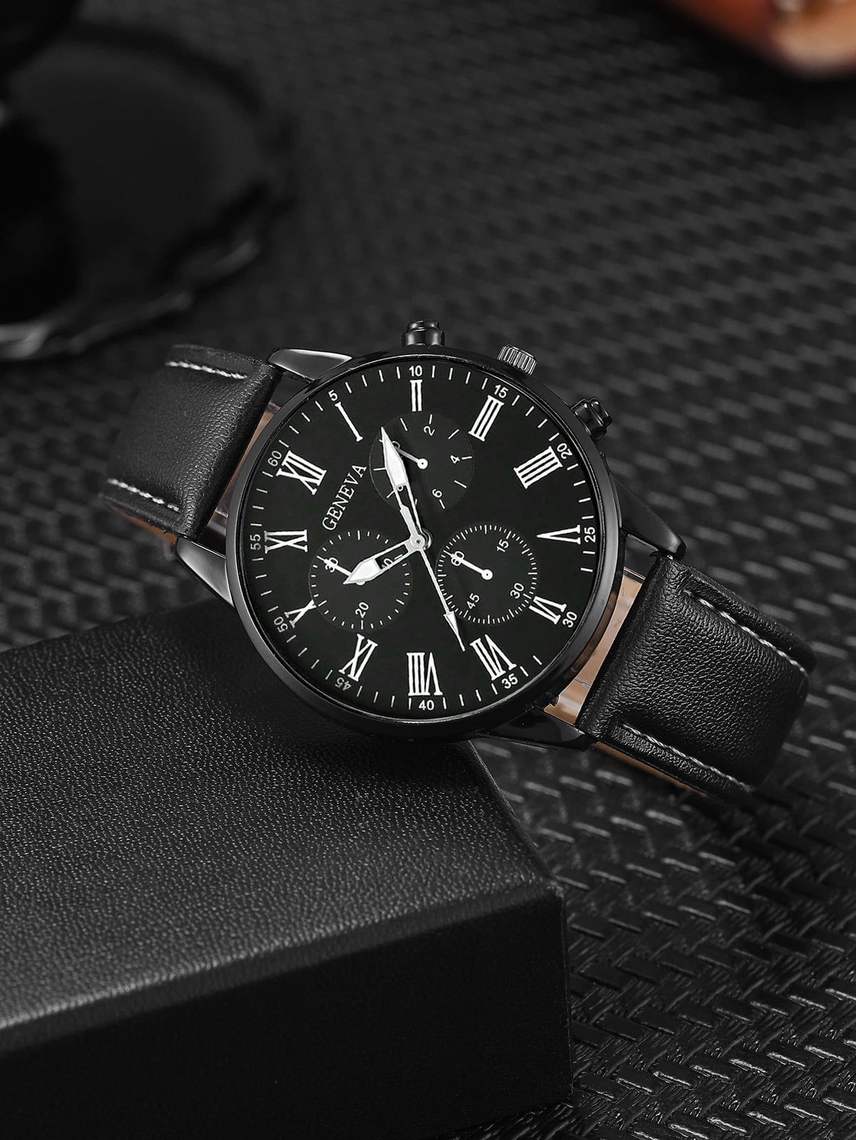 Men's Luxury Gift Box Set — Watch, Wallet & Accessories