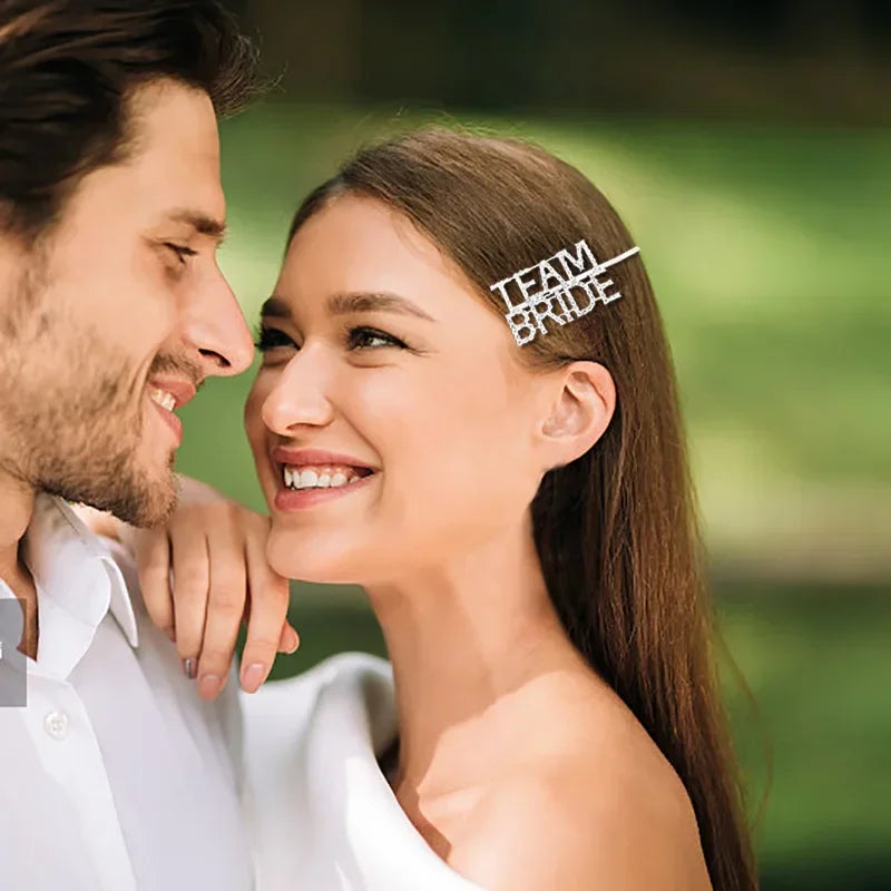 Team Bride Hair Clip