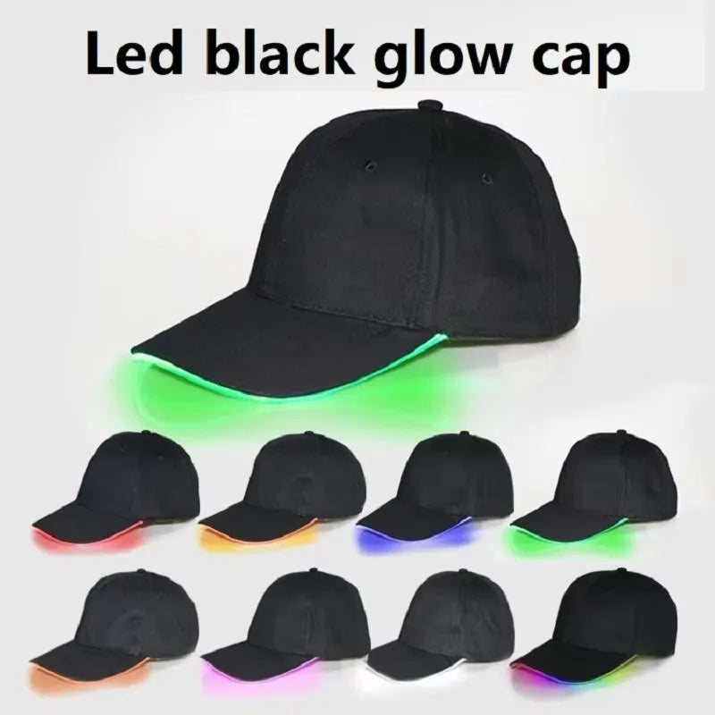 LED Baseball Cap | Glow Party Hat for Festivals, Weddings & Events