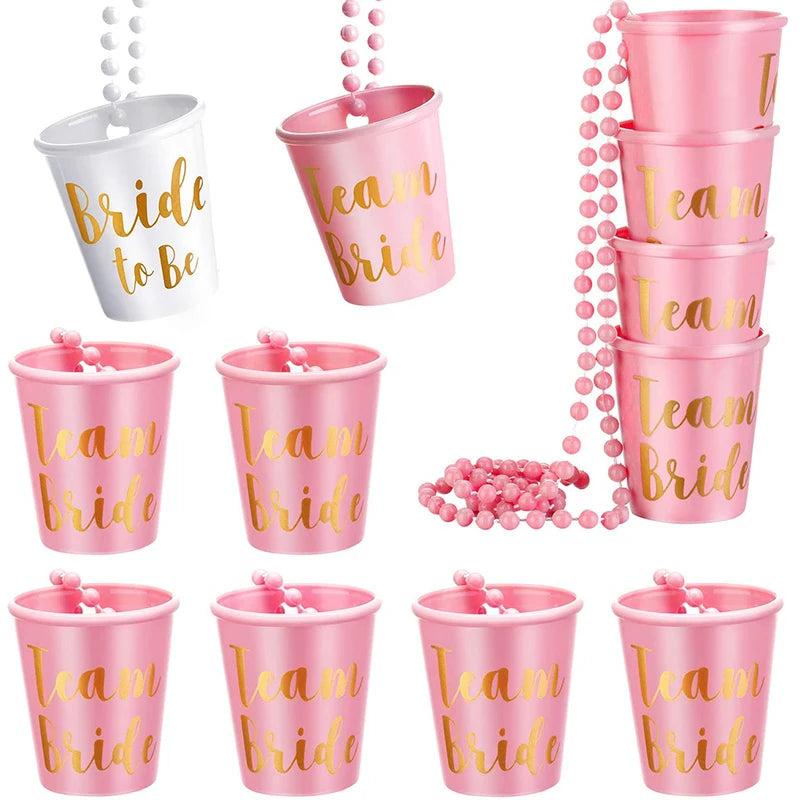 Team Bride To Be Cup & Shot Glass Set
