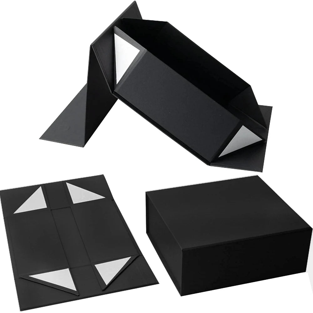 Luxury Magnetic Gift Box with Lid — Collapsible (Single or 4-Pack Gift Set)