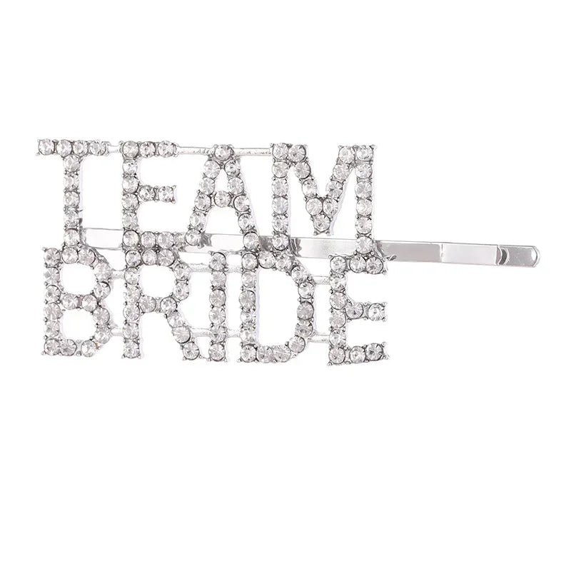 Team Bride Hair Clip