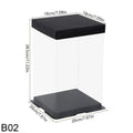 Transparent Cake Gift Box — 20cm & 28cm
