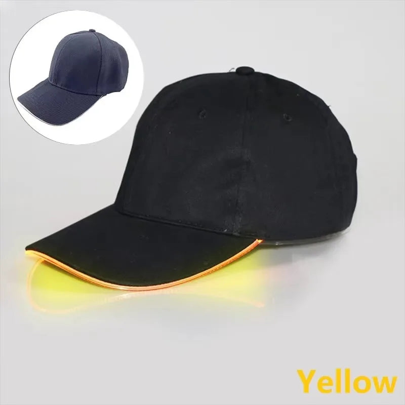 LED Baseball Cap | Glow Party Hat for Festivals, Weddings & Events
