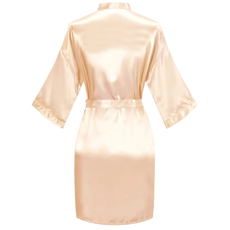 Embroidered Bridal Robe – Bride, Bridesmaid, Maid of Honour & More