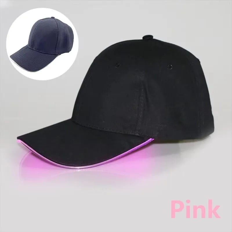 LED Baseball Cap | Glow Party Hat for Festivals, Weddings & Events