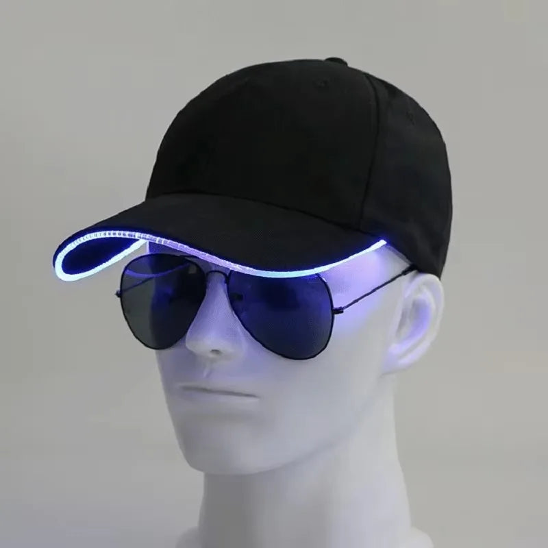 LED Baseball Cap | Glow Party Hat for Festivals, Weddings & Events