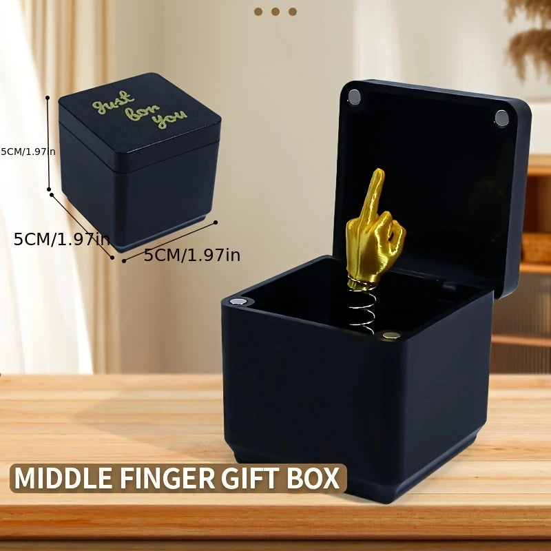 Surprise Middle Finger Gift Box — Funny Prank Box for Birthdays, Christmas & Any Occasion