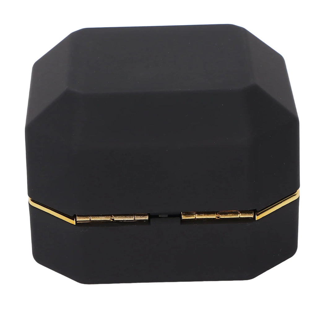 LED Lighted Jewellery Gift Box — Earring & Ear Stud Display Case (Black or White)