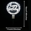 LED Happy Birthday Cake Topper | Light Up Party Decoration