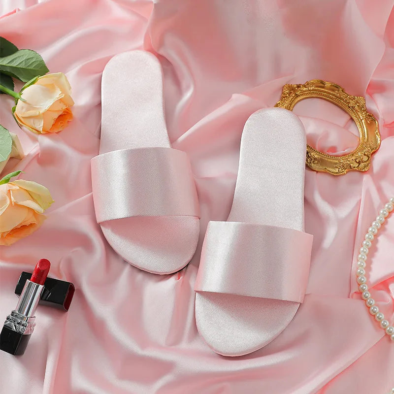 Bride & Bridesmaid Satin Slippers