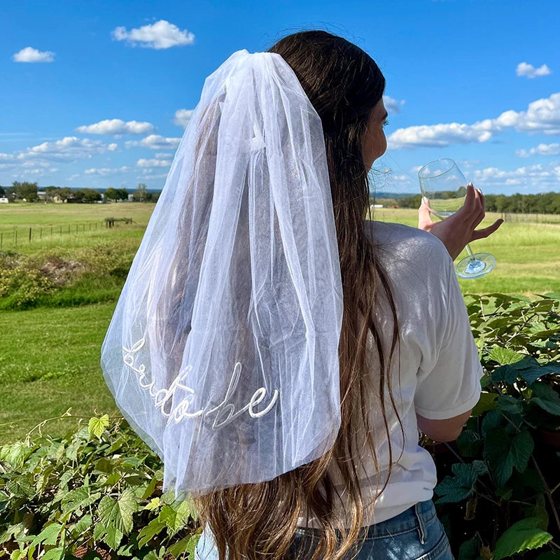 Bride To Be Bridal Party Accessories – Sash, Veil, Pearl Headband & Bridal Slides