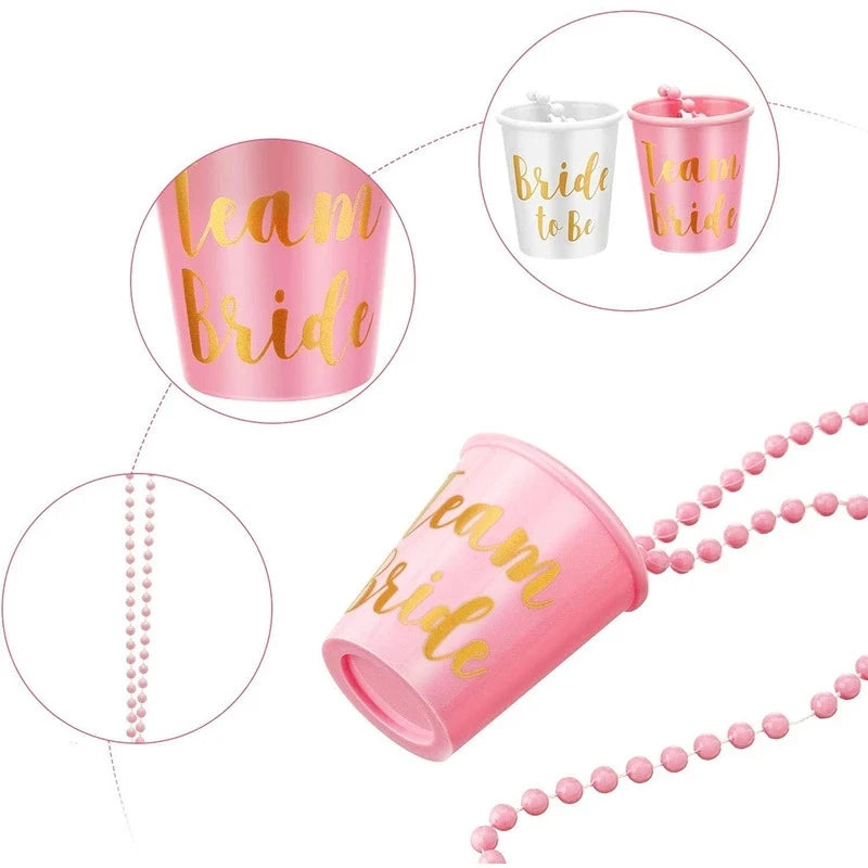 Team Bride To Be Cup & Shot Glass Set