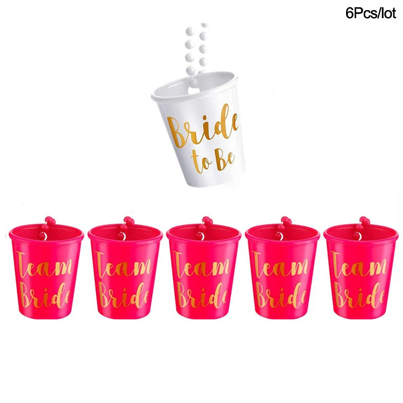 Team Bride To Be Cup & Shot Glass Set
