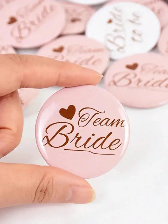 12pcs Bridal Team Badge Set