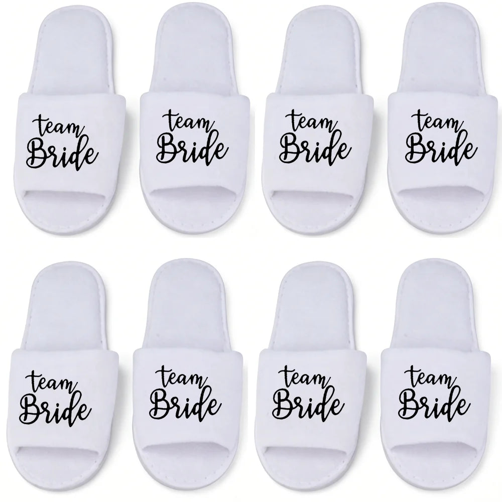Team Bride & Team Groom Slipper Set