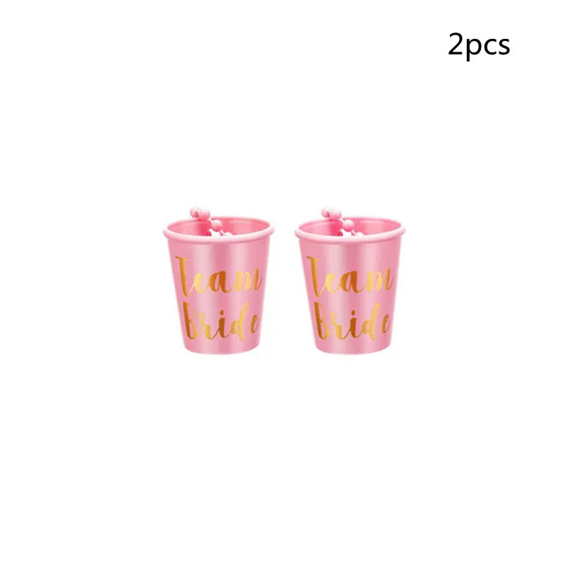 Team Bride To Be Cup & Shot Glass Set