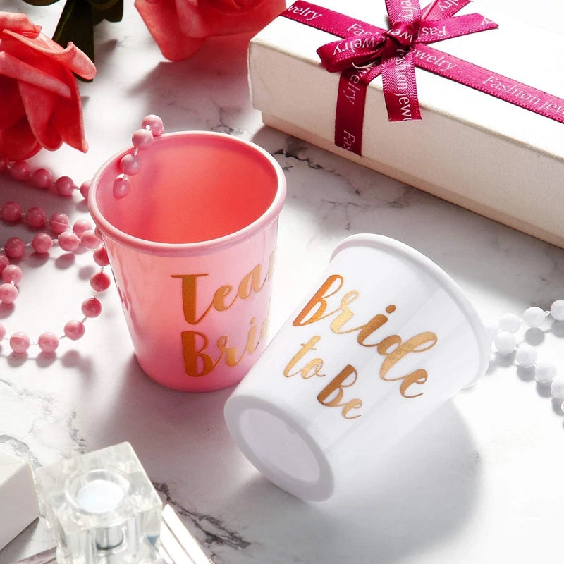 Team Bride To Be Cup & Shot Glass Set